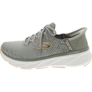 Skechers Damen EdgerideShoes, Grüner Strick, orangefarbener Besatz, 38.5 EU Skechers Damen EdgerideShoes, Grüner Strick, orangefarbener Besatz, 38.5 EU