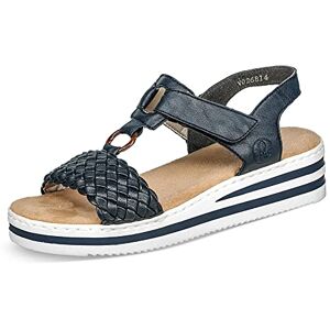Rieker Damen Sandalen V0268-14 blau Gr. 37 Rieker Damen Sandalen V0268-14 blau Gr. 37