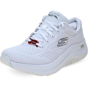 Skechers Damen Arch Fit 2.0 Big League Sneaker, White Mesh/Trim, 38.5 EU Skechers Damen Arch Fit 2.0 Big League Sneaker, White Mesh/Trim, 38.5 EU