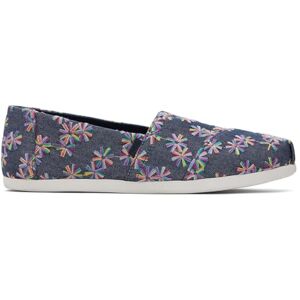 TOMS Alpargata CloudBound, Flacher Slipper, Navy Multi Embroidered Floral, TOMS Alpargata CloudBound, Flacher Slipper, Navy Multi Embroidered Floral,