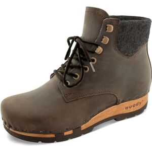 woody Damen Mona Clog Stiefelette, Caffe, Größe 36 woody Damen Mona Clog Stiefelette, Caffe, Größe 36