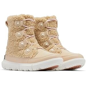 Sorel Explorer II Joan WP wasserdichte Winterstiefel für Damen, Beige (Cozy Nova Sand x Sea Salt), 42 EU Sorel Explorer II Joan WP wasserdichte Winterstiefel für Damen, Beige (Cozy Nova Sand x Sea Salt), 42 EU