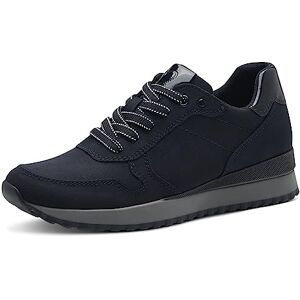MARCO TOZZI Damen Plateau Sneaker Freizeit Vegan, Blau (Dk.Navy Comb), 39 EU MARCO TOZZI Damen Plateau Sneaker Freizeit Vegan, Blau (Dk.Navy Comb), 39 EU