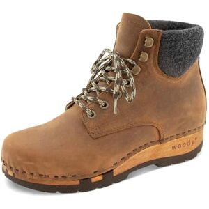 woody Damen Mona Clog Stiefelette, Tabacco, 38 EU woody Damen Mona Clog Stiefelette, Tabacco, 38 EU