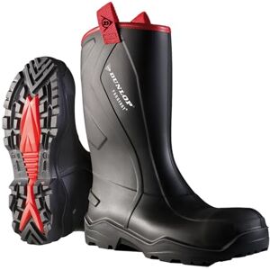 Dunlop Protective Footwear, C762043.CH, Purofort+ Rugged Full Safety, Schwarz/Rot, Größe 46 EU Dunlop Protective Footwear, C762043.CH, Purofort+ Rugged Full Safety, Schwarz/Rot, Größe 46 EU