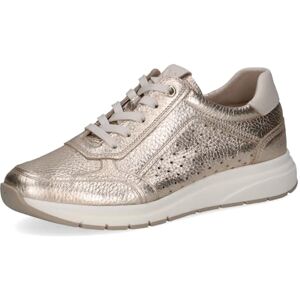 CAPRICE Damen Sneaker aus Leder, Metallic (LT.Gold Deer), 39 CAPRICE Damen Sneaker aus Leder, Metallic (LT.Gold Deer), 39
