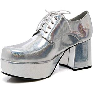 Ellie Shoes Herren Men's Platform Plattform, Silber, X-Large Ellie Shoes Herren Men's Platform Plattform, Silber, X-Large