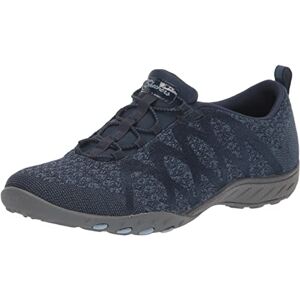 Skechers Mädchen 100301 Nvy Sportschuhe, Marineblauer Strick Anthrazitfarbener Rand, 35 EU Skechers Mädchen 100301 Nvy Sportschuhe, Marineblauer Strick Anthrazitfarbener Rand, 35 EU