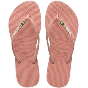 Havaianas Slim Brasil Logo, Bequeme, Robuste und Leichte Badelatschen für Frauen, Hommage an Brasilien, Flagge auf Riemen und Sohlen Havaianas Slim Brasil Logo, Bequeme, Robuste und Leichte Badelatschen für Frauen, Hommage an Brasilien, Flagge auf Riemen und Sohlen