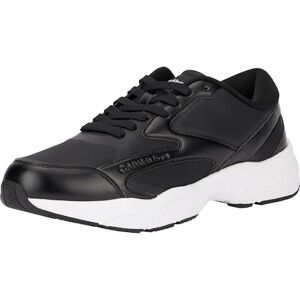 Calvin Herren Court Sneaker Retro Tennis Low Multilayer Chunky, Schwarz (Black/Bright White), 40 Calvin Herren Court Sneaker Retro Tennis Low Multilayer Chunky, Schwarz (Black/Bright White), 40