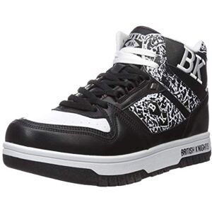 British Knights Herren Kings SL Turnschuh, Schwarz/Weiß/EL British Knights Herren Kings SL Turnschuh, Schwarz/Weiß/EL