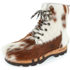 woody Herren Pascal Fell Clog Stiefel, Fell natur, Größe 44 woody Herren Pascal Fell Clog Stiefel, Fell natur, Größe 44