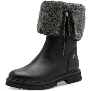 MARCO TOZZI Damen Boots mit Reißverschluss Wasserabweisend, Schwarz (Black), 41 EU MARCO TOZZI Damen Boots mit Reißverschluss Wasserabweisend, Schwarz (Black), 41 EU