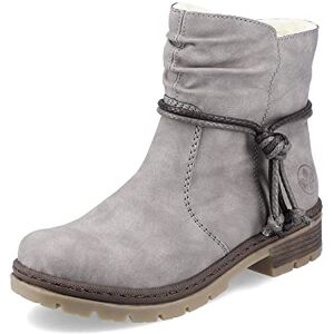 Rieker Damen Ankle Boots Y7463, Frauen Stiefeletten,flach,Stiefel,Bootee,Booties,halbstiefel,Kurzstiefel,uebergangsschuhe,grau (40),36 EU / 3.5 UK Rieker Damen Ankle Boots Y7463, Frauen Stiefeletten,flach,Stiefel,Bootee,Booties,halbstiefel,Kurzstiefel,uebergangsschuhe,grau (40),36 EU / 3.5 UK