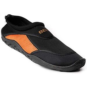 Beco Badeschuhe / Surfschuhe für Damen und Herren schwarz/orange 39 Beco Badeschuhe / Surfschuhe für Damen und Herren schwarz/orange 39