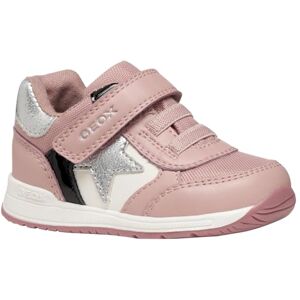 Geox Baby B RISHON Girl First Steps Old Rose/Black 25_EU Geox Baby B RISHON Girl First Steps Old Rose/Black 25_EU