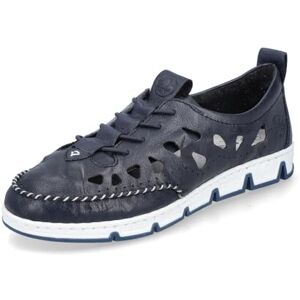 Rieker Damen Low-Top Sneaker 49956, Frauen Halbschuhe,straßenschuhe,Strassenschuhe,Sportschuhe,Freizeitschuhe,Turnschuhe,blau (14),42 EU / 8 UK Rieker Damen Low-Top Sneaker 49956, Frauen Halbschuhe,straßenschuhe,Strassenschuhe,Sportschuhe,Freizeitschuhe,Turnschuhe,blau (14),42 EU / 8 UK