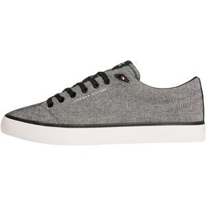 Tommy Hilfiger Herren Vulcanized Sneaker Chambray Low Top, Schwarz (Black), 43 Tommy Hilfiger Herren Vulcanized Sneaker Chambray Low Top, Schwarz (Black), 43