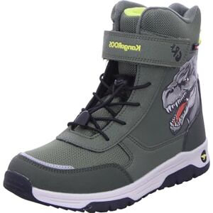 KangaROOS Unisex Kinder K-mj Edison Ev Rtx Sl Schneestiefel, Olive Limetta Dino, 26 EU KangaROOS Unisex Kinder K-mj Edison Ev Rtx Sl Schneestiefel, Olive Limetta Dino, 26 EU