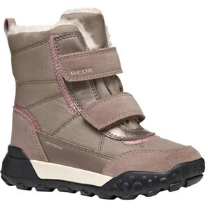 Geox JUNIOR J TREKKYUP GIRL B AB SNOWBOOTS DK BEIGE 27_EU Geox JUNIOR J TREKKYUP GIRL B AB SNOWBOOTS DK BEIGE 27_EU