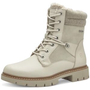 Tamaris COMFORT Damen Winterstiefeletten zum Schnüren Gefüttert Wasserabweisend, Beige (Ivory), 40 EU Tamaris COMFORT Damen Winterstiefeletten zum Schnüren Gefüttert Wasserabweisend, Beige (Ivory), 40 EU