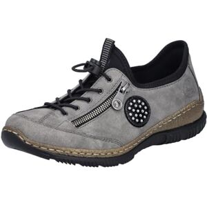Rieker Damen Slipper N3268-40 grau Gr. 36 Rieker Damen Slipper N3268-40 grau Gr. 36