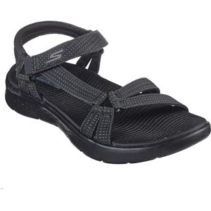 Skechers Go Walk Flex Sublime Damen-Sandalen, Schwarz/Schwarz, 39 EU Skechers Go Walk Flex Sublime Damen-Sandalen, Schwarz/Schwarz, 39 EU