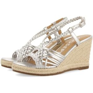 GIOSEPPO Glide, Espadrilles Damen-Sandalen, Keilabsatz, Silber, Größe 39, silber, 39 EU GIOSEPPO Glide, Espadrilles Damen-Sandalen, Keilabsatz, Silber, Größe 39, silber, 39 EU