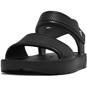 Fitflop Iqushion Kids Ergonomic Back Strap Sandale, Black, 24 EU Fitflop Iqushion Kids Ergonomic Back Strap Sandale, Black, 24 EU
