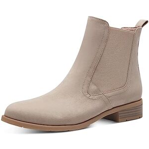 MARCO TOZZI Damen Chelsea Boots Flach zum Schlupfen, Braun (Taupe), 38 EU MARCO TOZZI Damen Chelsea Boots Flach zum Schlupfen, Braun (Taupe), 38 EU