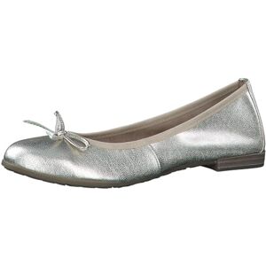 MARCO TOZZI Damen Ballerinas aus Leder mit Schleife, Gold (Gold), 40 EU MARCO TOZZI Damen Ballerinas aus Leder mit Schleife, Gold (Gold), 40 EU