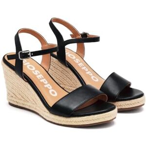 GIOSEPPO ZHEPE Damen Espadrilles Keilabsatz Sandalen, Schwarz, 39 EU, Schwarz, 39 EU GIOSEPPO ZHEPE Damen Espadrilles Keilabsatz Sandalen, Schwarz, 39 EU, Schwarz, 39 EU
