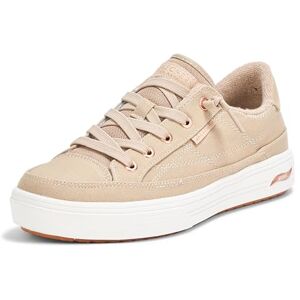 Skechers Damen Arch Fit Arcade Meet Ya There Sneaker, Taupe, 40 EU Skechers Damen Arch Fit Arcade Meet Ya There Sneaker, Taupe, 40 EU