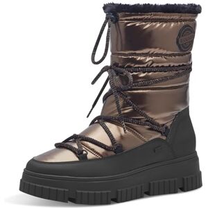 s.Oliver Damen Stiefeletten zum Schnüren Wasserabweisend Vegan, Metallisch (Bronce), 37 EU s.Oliver Damen Stiefeletten zum Schnüren Wasserabweisend Vegan, Metallisch (Bronce), 37 EU
