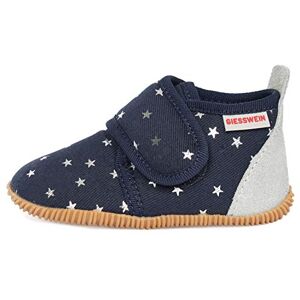 Giesswein Kinderhausschuhe Salsach Slim Fit Pantoffeln mit Funkelsternenmuster, Hausschuhe mit Klettverschluss, Baumwoll Schuhe für Zuhause und Kindergarten, Sohle aus Naturkautschuk Giesswein Kinderhausschuhe Salsach Slim Fit Pantoffeln mit Funkelsternenmuster, Hausschuhe mit Klettverschluss, Baumwoll Schuhe für Zuhause und Kindergarten, Sohle aus Naturkautschuk