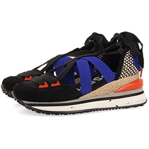GIOSEPPO Sneakers Beige Typ Espadrille mit Keilabsatz für Damen, Schwarz, 37 EU GIOSEPPO Sneakers Beige Typ Espadrille mit Keilabsatz für Damen, Schwarz, 37 EU