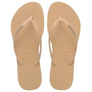 Havaianas Slim Logo Pop Up Damen FlipFlop Golden 39 EU Havaianas Slim Logo Pop Up Damen FlipFlop Golden 39 EU