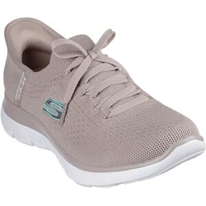Skechers Damen Summits New Daily Turnschuhe, Taupe Knit/Mint Trim, 40 EU Skechers Damen Summits New Daily Turnschuhe, Taupe Knit/Mint Trim, 40 EU