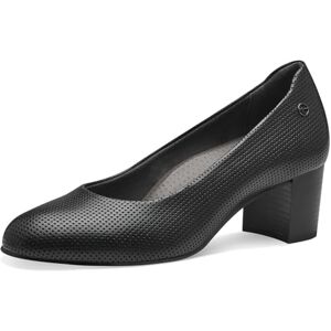 Tamaris Comfort Damen Pumps aus Leder mit Blockabsatz, Schwarz (Black), 40 EU Tamaris Comfort Damen Pumps aus Leder mit Blockabsatz, Schwarz (Black), 40 EU