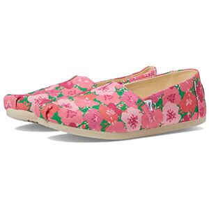 TOMS Damen Alpargata Cloudbound Loafer Flat, Pink Multi Poppies, 36 EU TOMS Damen Alpargata Cloudbound Loafer Flat, Pink Multi Poppies, 36 EU