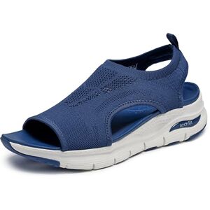 Skechers Arch Fit City Catch Damen Sandalen, Navy Knit, 40 EU Skechers Arch Fit City Catch Damen Sandalen, Navy Knit, 40 EU