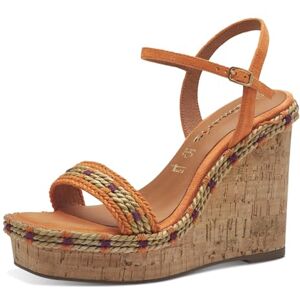 Tamaris Damen Plateau Sandalen Leder Keilabsatz Sommer; ORANGE/orange; 39 EU Tamaris Damen Plateau Sandalen Leder Keilabsatz Sommer; ORANGE/orange; 39 EU