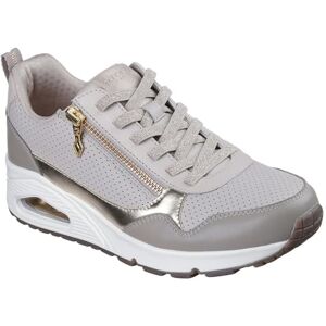 Skechers Damen UNO Metallic Sliders Sneaker, Taupe, 40 EU Skechers Damen UNO Metallic Sliders Sneaker, Taupe, 40 EU