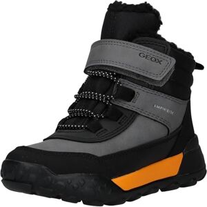 Geox JUNIOR J TREKKYUP BOY B ABX ANKLE BOOTS GREY/ORANGE 36_EU Geox JUNIOR J TREKKYUP BOY B ABX ANKLE BOOTS GREY/ORANGE 36_EU