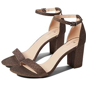Bandolino Damen Armory Sandale mit Absatz, Bronze-Glitzer, 37.5 EU Bandolino Damen Armory Sandale mit Absatz, Bronze-Glitzer, 37.5 EU