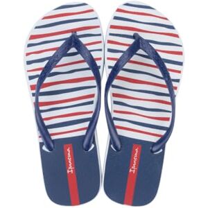 Ipanema Classica Happy XII Fem Damen-Flip-Flops, Weiß Blau Rot, 40 EU Ipanema Classica Happy XII Fem Damen-Flip-Flops, Weiß Blau Rot, 40 EU