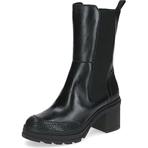 CAPRICE Damen Stiefeletten mit Absatz Airmotion aus Leder Blockabsatz Weite G, Schwarz (Black Comb), 40 EU CAPRICE Damen Stiefeletten mit Absatz Airmotion aus Leder Blockabsatz Weite G, Schwarz (Black Comb), 40 EU