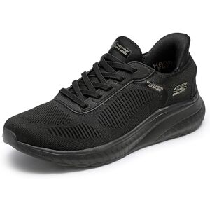 Skechers Damen Hands Free Slip-Ins Bobs Squad Chaos-Current Muse Sneaker, Schwarz/Schwarz, 7.5 Wide Skechers Damen Hands Free Slip-Ins Bobs Squad Chaos-Current Muse Sneaker, Schwarz/Schwarz, 7.5 Wide