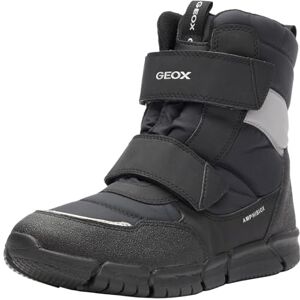 Geox J Flexyper Boy B Abx Ankle Boot, Black, 29 EU Geox J Flexyper Boy B Abx Ankle Boot, Black, 29 EU