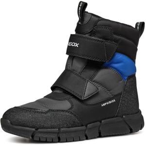 Geox J Flexyper Boy B Abx Ankle Boot, DK Grey/ROYAL, 36 EU Geox J Flexyper Boy B Abx Ankle Boot, DK Grey/ROYAL, 36 EU